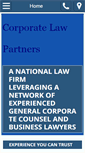 Mobile Screenshot of corporatelawpartners.com